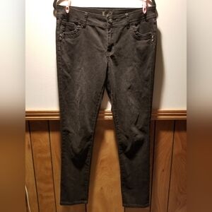 🍭Karma Blue leopard print denim with glitzy detailing